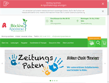 Tablet Screenshot of boecking-apotheke.de